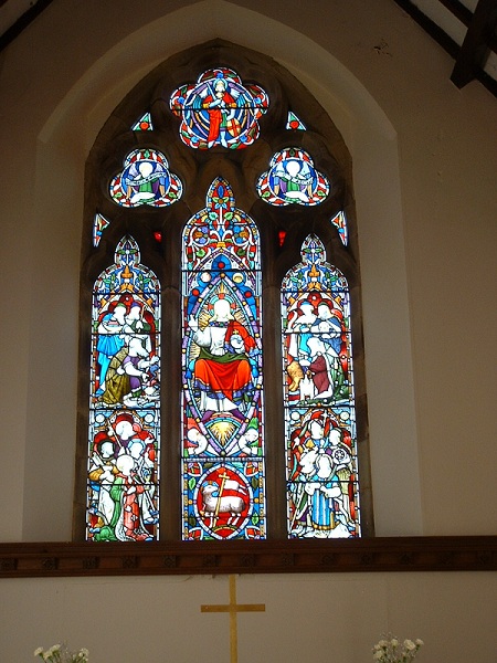 All Saints Church Rennington Church Guide - Picture of the East Window 