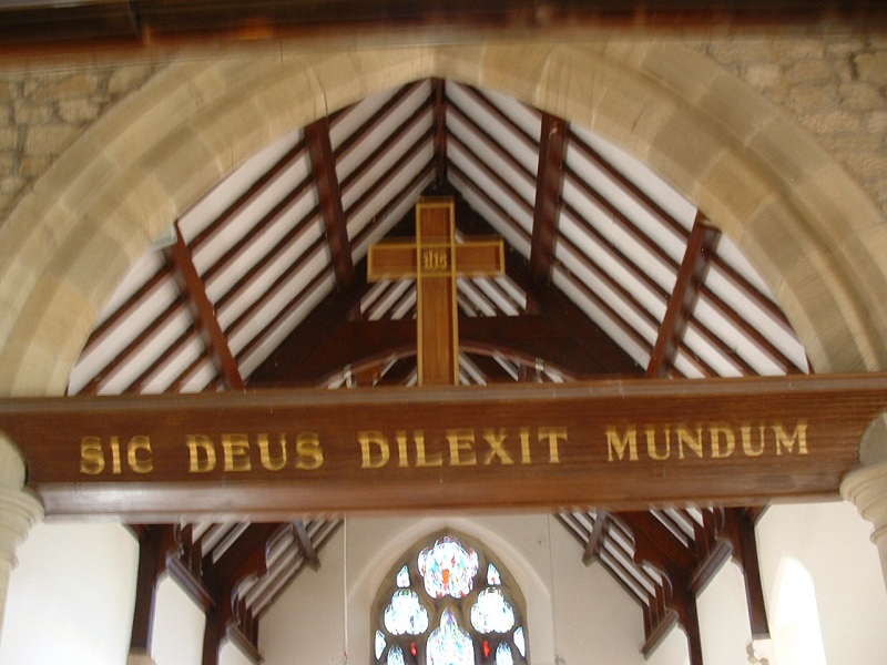 All Saints Church Rennington Church Guide - Picture of Rood Loft or Screen 