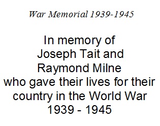 All Saints Church Rennington - Memorial/Grave B10