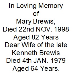 All Saints Church Rennington - Memorial/Grave F19